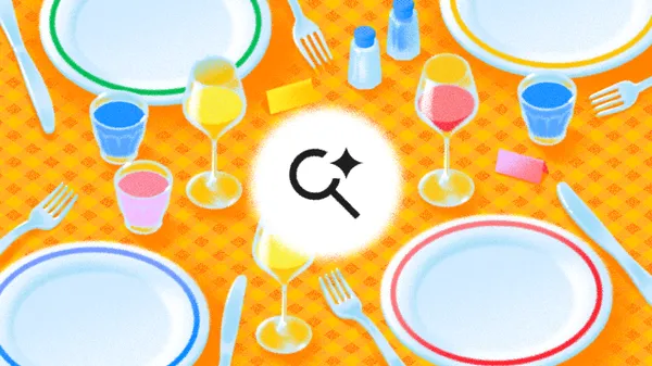 Organiza una cena memorable con la ayuda de Google Search