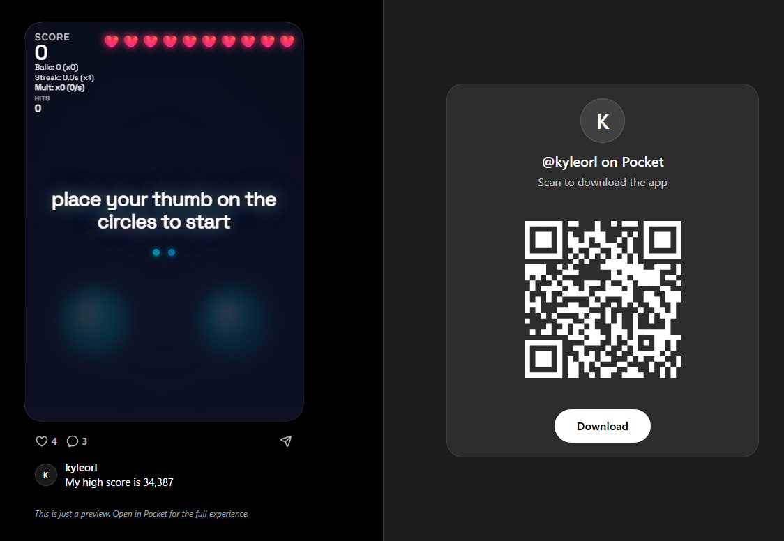 Creación de juegos interactivos en Pocket: magia y limitaciones actuales
